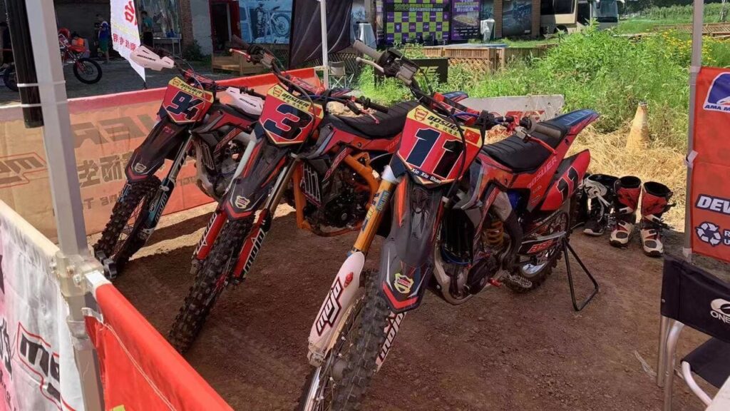 Dirt bike storage