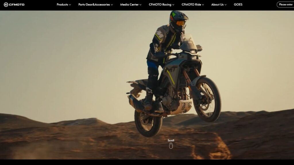 CFMoto official site